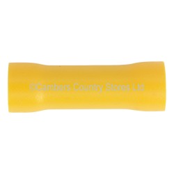 Sealey Terminals 100 Pack Butt Connector 5.5mm Yellow
